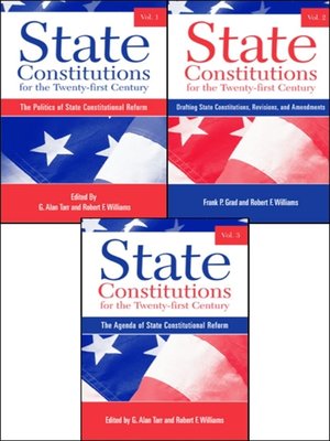 cover image of State Constitutions for the Twenty-first Century, Volumes 1, 2 & 3